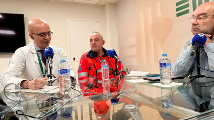 Ángel Expósito, en el Hospital Reina Sofía de Córdoba