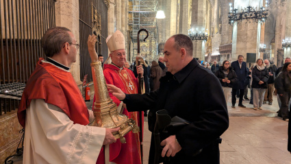 El obispo de Mallorca, Sebastià Taltavull