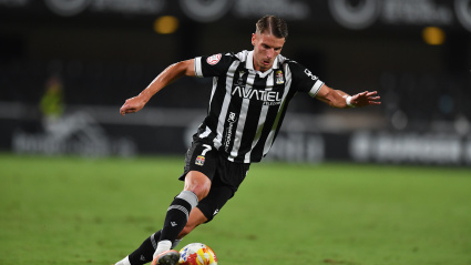 Calderón, en un partido con el Efesé