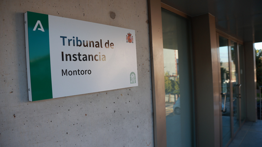 Fachada del juzgado de Montoro (Córdoba)