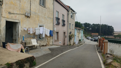 Núcleo rural de Xubias de Abaixo, en A Coruña