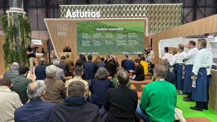 Presentación de la campaña turística del Principado en el stand de FITUR 2026