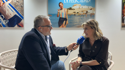 Marta Barrachina, presidenta de la Diputación de Castellón, en la entrevista en Fitur con COPE Castellón