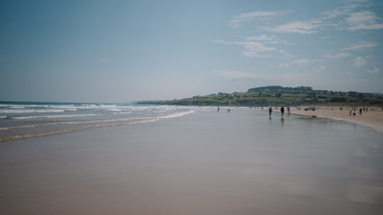 Playa de Oyambre, en Valdáliga (Cantabria)