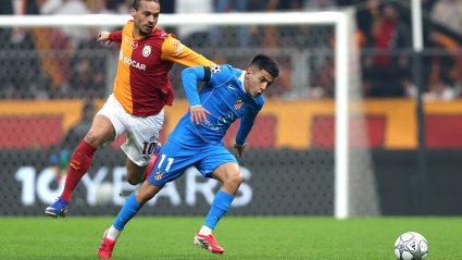 Almada, durante el Galatasaray-Atlético