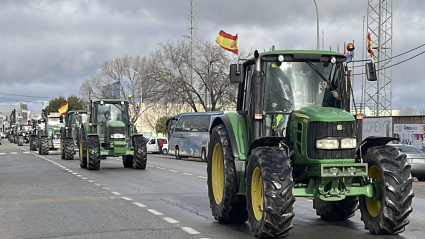 Las tractoradas convocadas este viernes por las organizaciones agrarias UPA-UCE