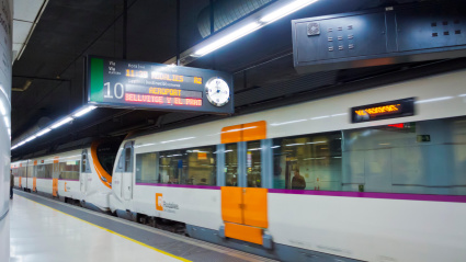 Tren de Rodalíes al aeropuerto de Barcelona