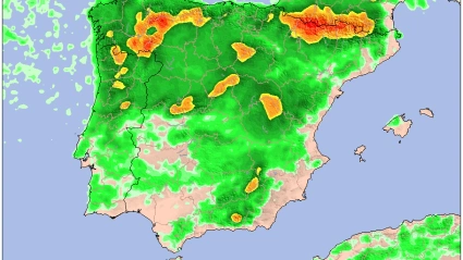 modelo ECMWF que confirman un desplome térmico generalizado y una capa de nieve creciente en el norte peninsular