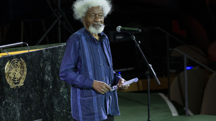 Wole Soyinka, ante la ONU