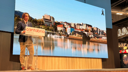 El alcalde de Astillero, Javier Fernández Soberón, en Fitur 2026