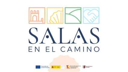 Logo de la nueva marca turística de Salas, 'Salas en el Camino'