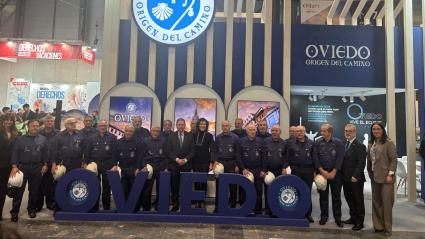 El Coro Minero de Turón, en el stand de Oviedo en Fitur 2026