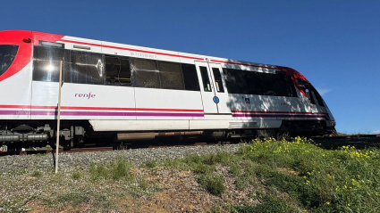 Seis heridos leves que viajaban en el tren de ancho métrico
