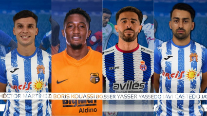 Héctor Martínez, Boris, Yasser y Castedo han sido los cuatro fichajes del Águilas FC en el mercado de invierno