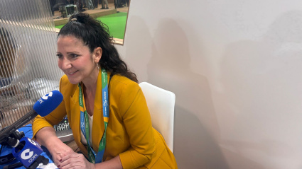 Marián Carbajal, concejala de Turismo de Castrillón, en el especial de COPE Asturias desde Fitur 2026