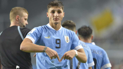Andrés Ferrari, internacional con Uruguay