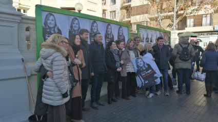 Pegada carteles PSOE