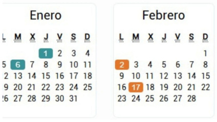 Calendario laboral Tenerife Fuente www.seg-social.es