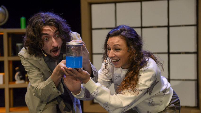 Cristian Hidalgo y Gloria Aia, actores de Ruido Interno