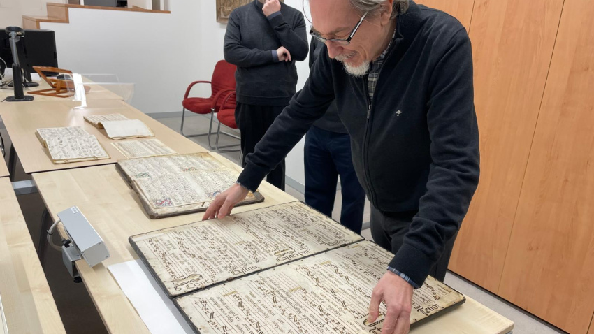 Así es la tabla que se utilizaba el Domingo de Ramos en Zaragoza