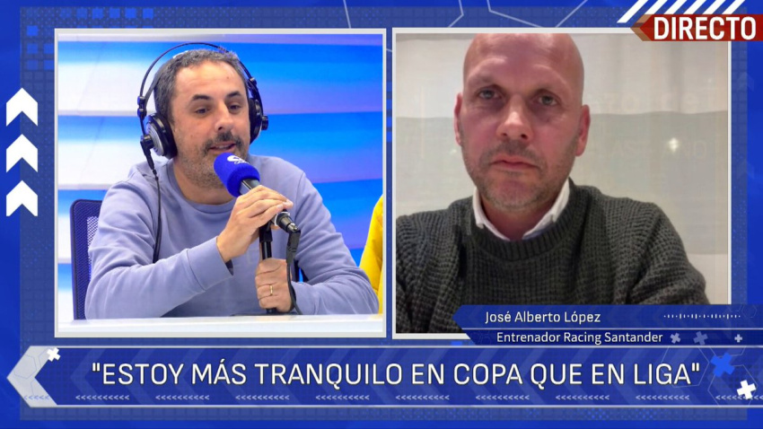 Ángel García, en una charla con José Alberto en "El Partidazo"