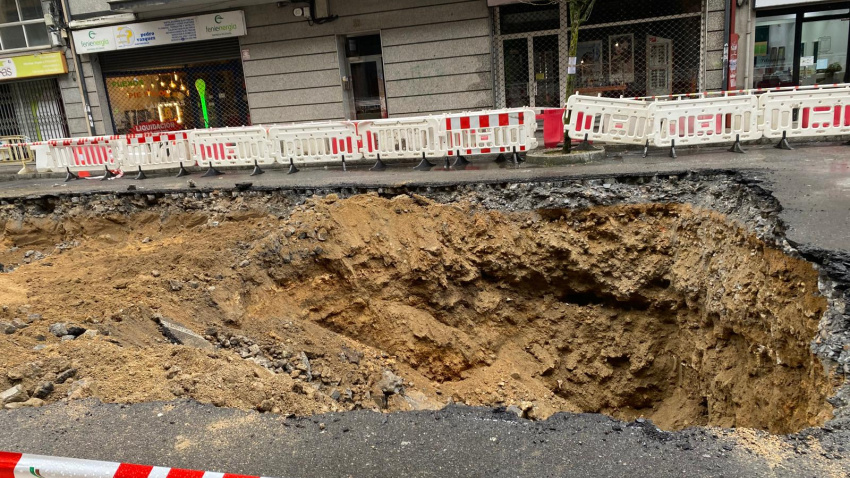 Así es el socavón de Pena Trevinca