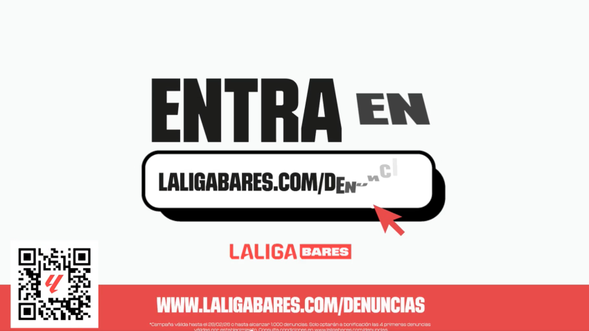 LaLiga premiará a los que denuncien a los bares que emitan fútbol pirata.