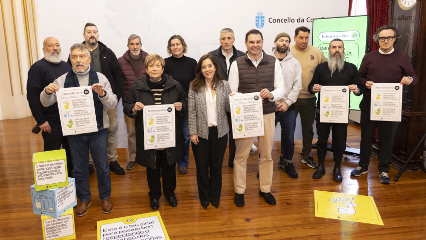 Presentación de la campaña por la convivencia en el ocio nocturno