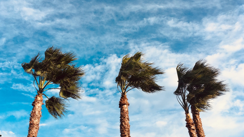 Las rachas de viento pueden superar los 70 kilómetros por hora en el norte de la provincia