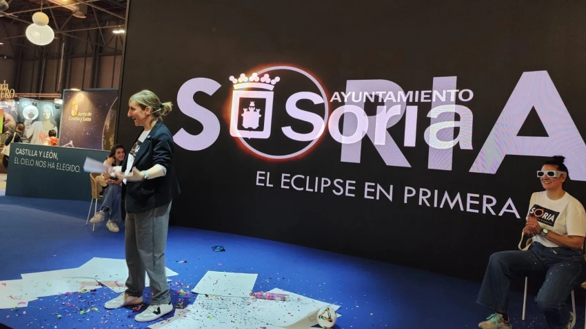 El Ayuntamiento de Soria ha centrado la promoción en FITUR en el eclipse que tendrá en Soria un escenario privilegiado