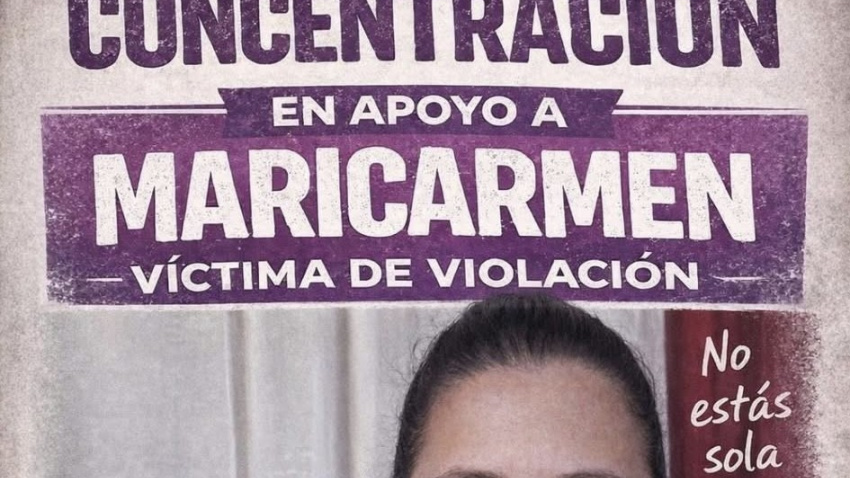 Cartel de la concentración del sábado en Malagón