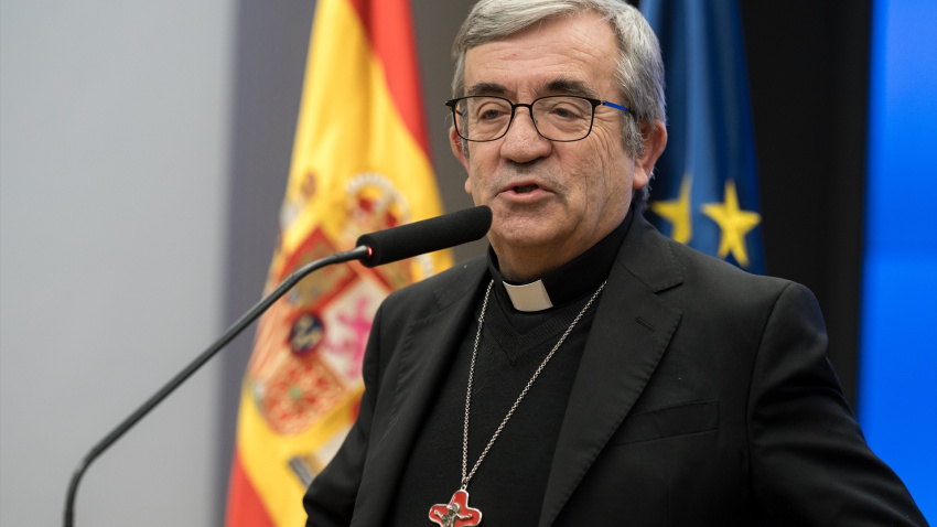 El presidente de la Confederación Episcopal Española, Luis Argüello