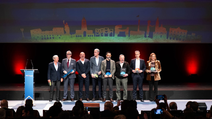 Galardonados con los I Premios 'We Love Gijón'