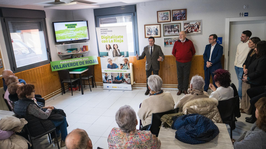 Villaverde se ha volcado con el programa del Gobierno de La Rioja