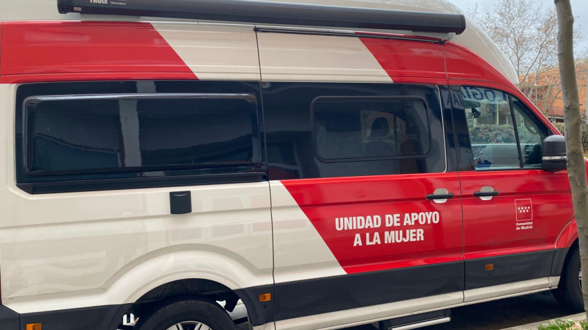 La unidad móvil del centro de atención a mujeres en situación de prostitución