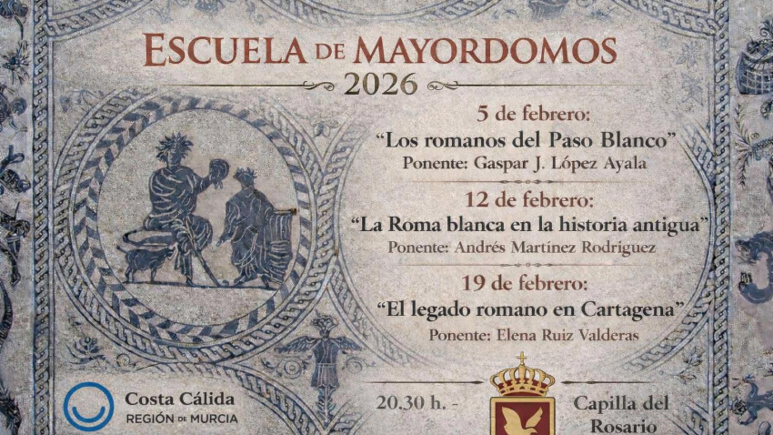 Calendario de actividades en la Escuela de Mayordomos del Paso Blanco