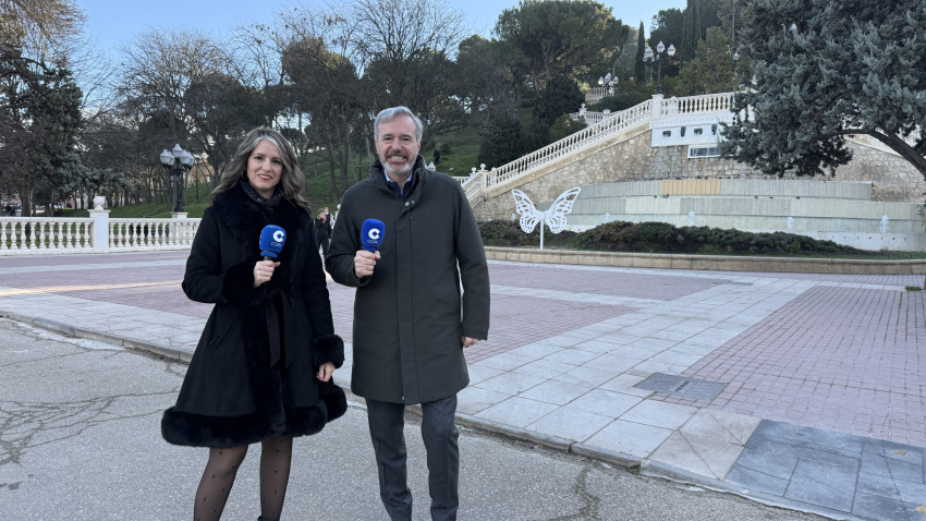 De Cerca con Jorge Azcón en el Parque Grande de Zaragoza