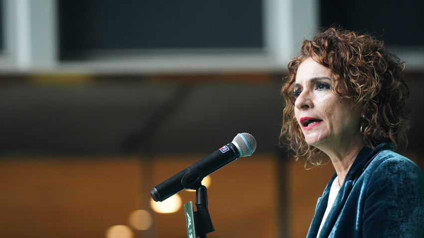 La vicepresidenta primera del Gobierno y ministra de Hacienda, María Jesús Montero