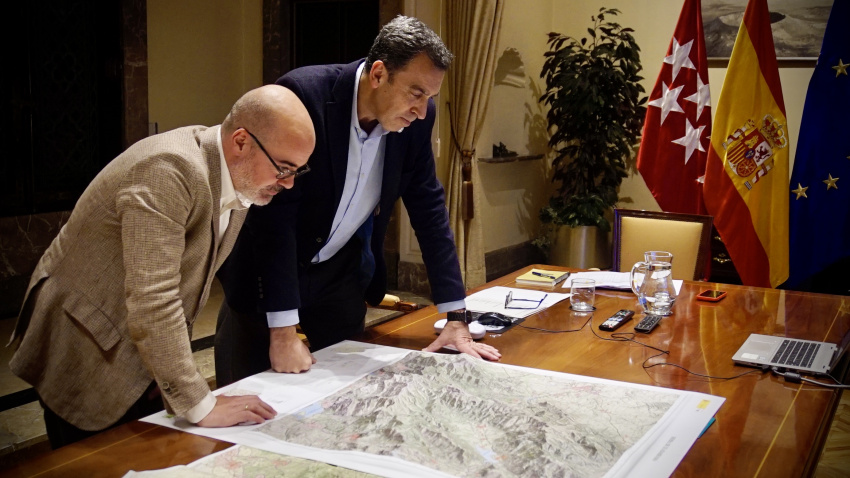 El delegado del Gobierno y el presidente de la Confederación Hidrográfica del Tajo