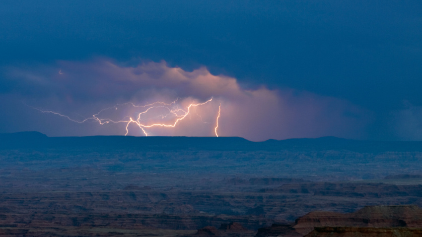 Imagen de una tormenta eléctrica