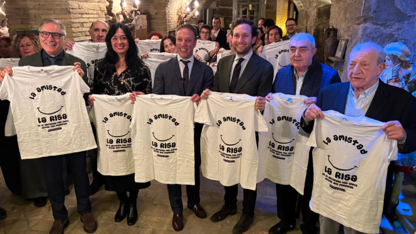 Imagen de la camiseta que ha regalado Carmelo Bosque