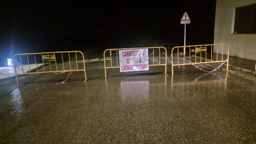 Valderrubio carretera cortada