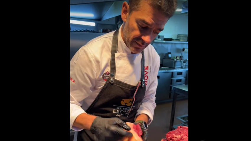 Héctor López, chef del Restaurante España de Lugo