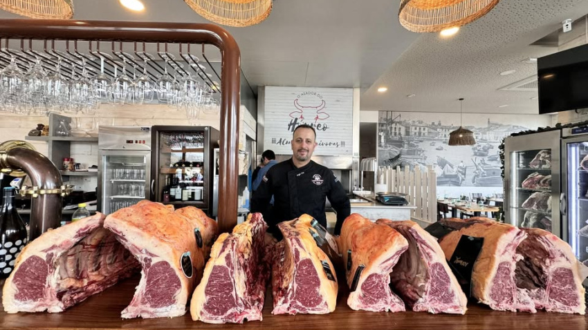 Sergio Creo, chef del Asador do Hórreo de Porto do Son