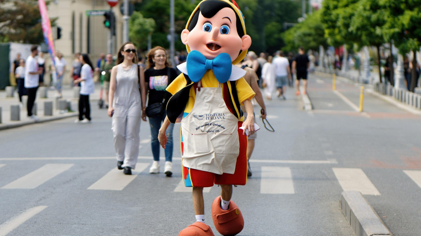 Un disfraz de mascota