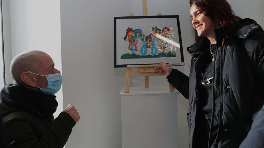 Inauguración de la exposición 'IntegrARTE' de la Fundación Personas