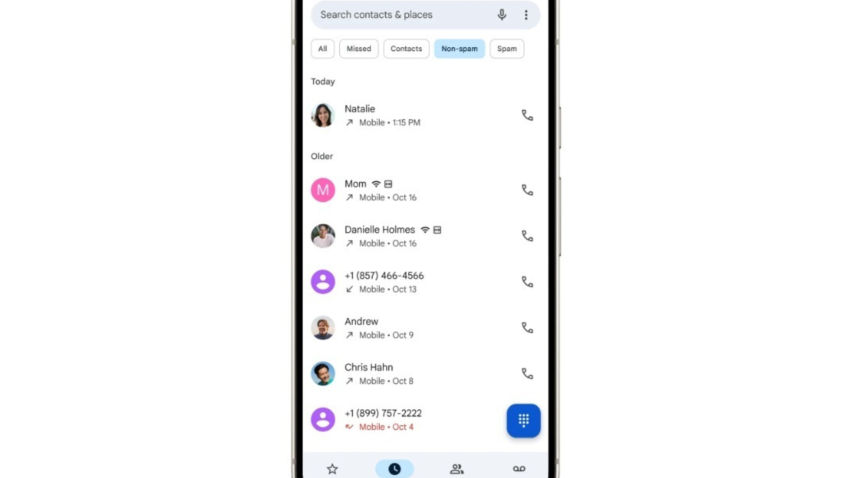 Filtros para las llamadas spam