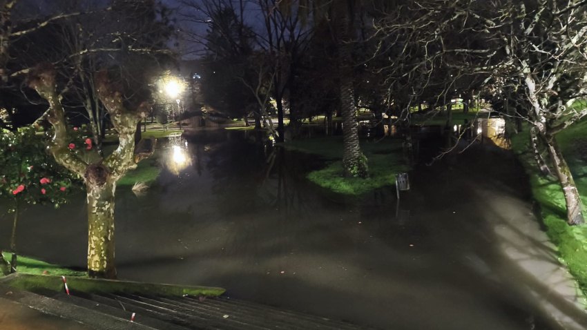 Desbordamiento de los Ríos Mendo y Mandeo en Betanzos (A Coruña)
