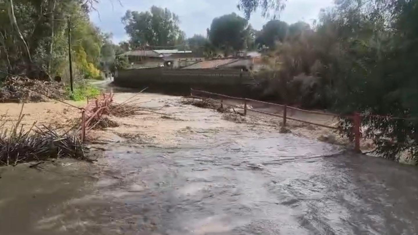 Salto de agua en el arroyo El Garabato