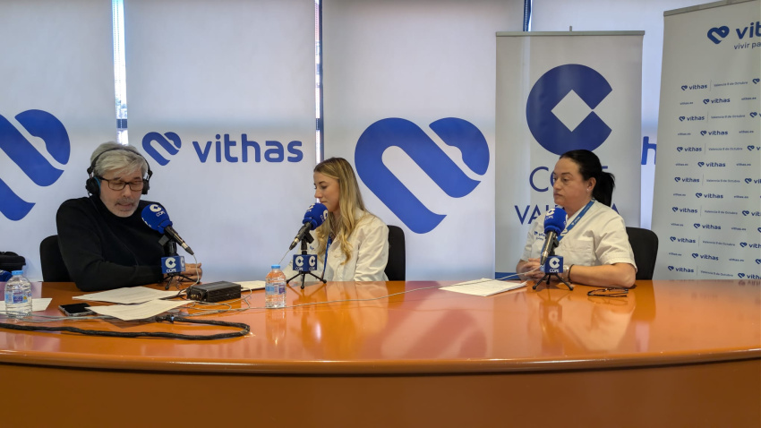 Las enfermeras Daniela Manda